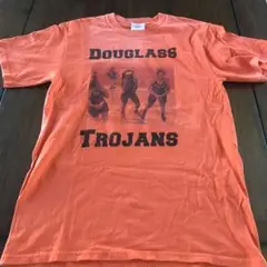 DOUGLASS TROJANS オレンジ Tシャツ