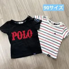 【90サイズ】ポロ 半袖Tシャツ 2点セット