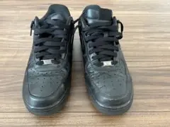 NIKE ブラック レザー スニーカー