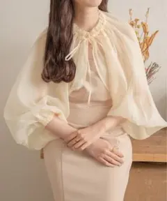 AmbreNeige２WAYシアーボリュームボレロ／【WEB/EC限定商品】