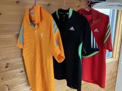 卓球ユニホーム（古着、adidas、3着セット）