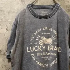 LUCKY BRAND バイク USA輸入 カジュアル Tシャツ