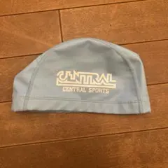 セントラルスポーツ　スイムキャップ Ｌサイズ　水色