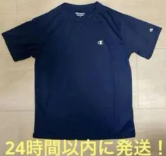 Champion チャンピオン 吸汗速乾 Tシャツ Lサイズ ダークネイビー