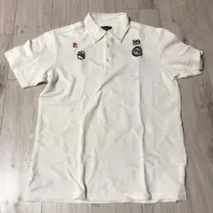 パーリーゲイツ　ポロシャツ　白L メッシュ