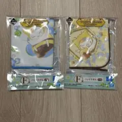 【新品】バンダイ ハンドタオル 猫キャラクター 2枚セット 夏目友人帳 一番くじ