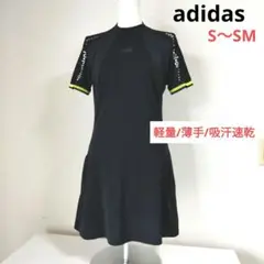 アディダス♡モックネック/速乾/ワンピース♡S~SM　ゴルフ/スポーツ/テニス