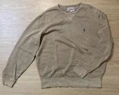 【本日最終！】Polo Ralph Lauren ベージュ スウェット　L