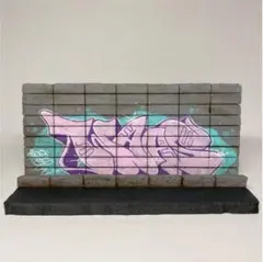 ジオラマ ベース グラフィティ ストリート waas ステッカー 完成品