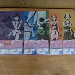 ワンピース　一番くじ　クリアファイル　５枚セット