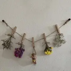 ♡そのまま飾れる♡ナチュラル♡シンプル♡ミニガーランド╰(*´︶`*)╯♡