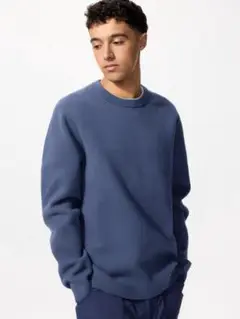 UNIQLO ウォッシャブルミラノリブクルーネックセーター