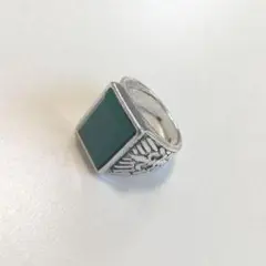 新品 グリーン リング レディース 指輪 緑 ジュエリー シルバー