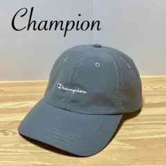Champion キャップ　グレー ナイロン　チャンピオン　帽子