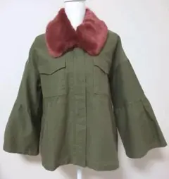 イエナ ファー 付き ジップアップ ブルゾン