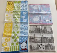 【新品未使用】POCHACCO、はれまるしままる、ミッキー＆ミニータオルセット