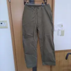ナイジェルケーボン　オリーブ　チノパン ボタンフライW34