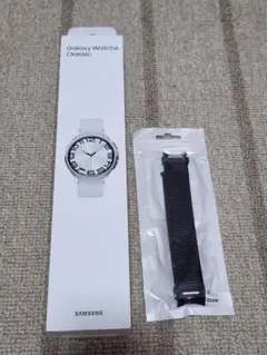 新品 Galaxy Watch6 Classic 47mm＋交換用ストラップ付き