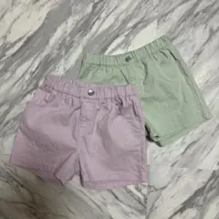 しまむら　ショートパンツ2点セット