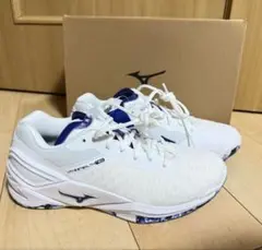 Mizuno Wave Stealth 5 25.5cm ホワイト/ブルー