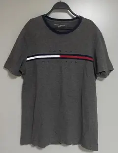 TOMMY HILFIGER トミー ヒルフィガー ロゴ Tシャツ グレー XL