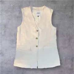 ⭐︎定価半額以下⭐︎ZARA オーバーサイズ ジレ ベスト ノースリーブジャケット