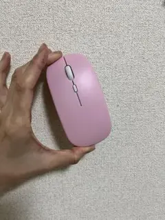 ワイヤレスマウス　ピンク