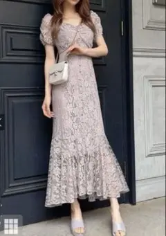 【新品タグ付✨】GRL グレイル　レース マーメイドワンピース ピンク