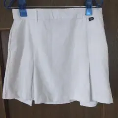 アディダス　ゴルフスカート ストライプ ストレッチ Lサイズ