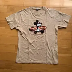 ミッキー　サーフ　Tシャツ サガラ刺繍