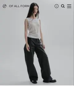 OAF デニムパンツ　FOLD WAIST DENIM