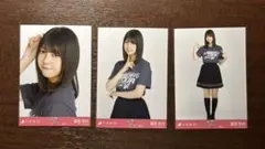 乃木坂46 冨里奈央 生写真 3枚コンプ ライブT 福岡 真夏の全国ツアー