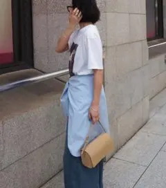 レザーミニフラップバッグ　ETRE TOKYO