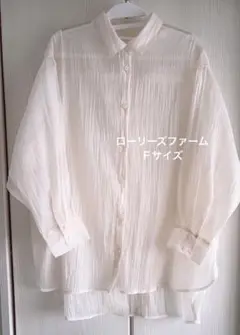 ★美品★ ローリーズファーム シアーシャツ Ｆサイズ