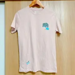 半袖Tシャツ ピンク 半袖 Tシャツ クマ メンズ レディース 薄ピンク