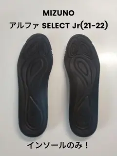【MIZUNO/アルファ SELECT Jr/インソールのみ(21cm)】