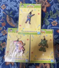 クレヨンしんちゃん　一番くじ　G賞　ラバーマーカーチャーム　3種セット