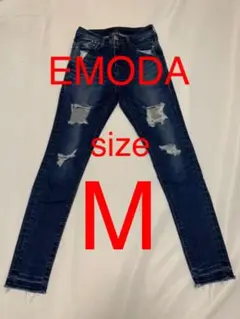 完売品♡EMODA♡ダブルクラッシュジャストウエストパギンス