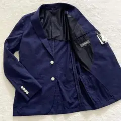 定価約5万　allegri　テーラードジャケット　背抜き　タグ付　洗濯可能　M