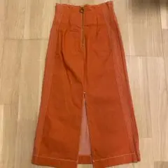 リリーブラウン ハイウエスト スリットスカート