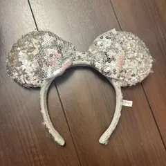 ディズニー ミッキー耳 カチューシャ シルバー