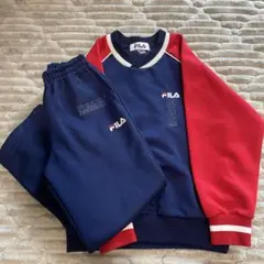 FILA 体操服 上下セット ネイビー・レッド　120cm