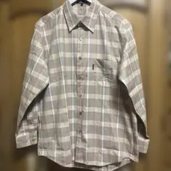 DAKS チェック柄 長袖シャツ Mサイズ