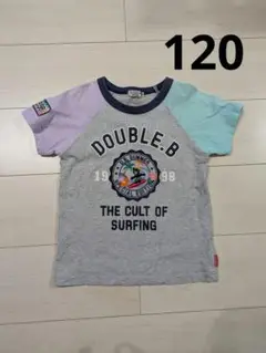 【発送前値下げ】DOUBLE.B サーフィン Tシャツ 120サイズ