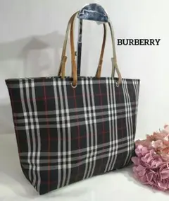 BURBERRY バーバリー ノバチェック ナイロン トートバッグ