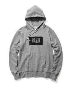 ★人気 格安 PIGALLE ブランドロゴフーディ M グレー 長袖 パーカー