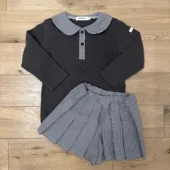 SLAP SLIP 襟付きトップス&ショートパンツ 100