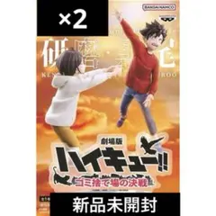 劇場版 ハイキュー!! 研磨　黒尾フィギュア