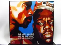 【新品 No 17】 ポップアートパネル 2pac × ノトーリアスB.I.G.