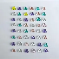 つぶつぶガラスナギット　mix 48個
